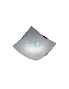 Ondaluce CCR800 plaf.soff.vetro satin glass, 2x60w e27